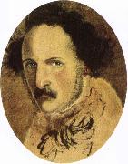 mikhail glinka a portrait of getano donizetti now in liceo musiale in bologna Spain oil painting artist